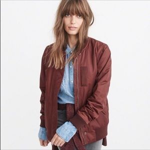 Abercrombie & Fitch Ma-1 bomber jacket